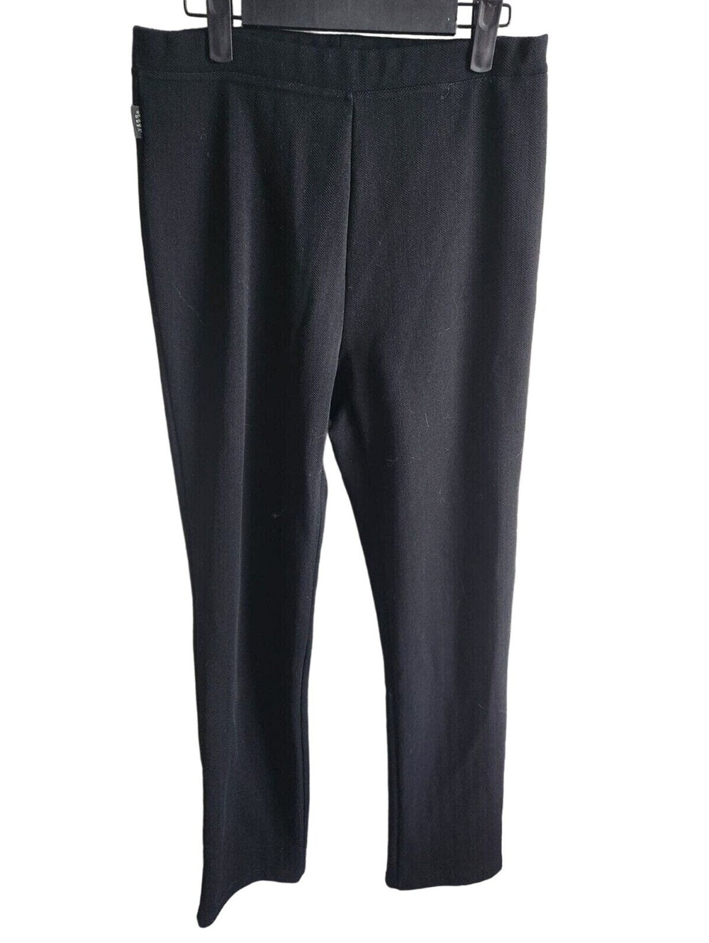 Vero Moda Womens Sz 10 Pull On Dress Pants Black Straight Slim Leg